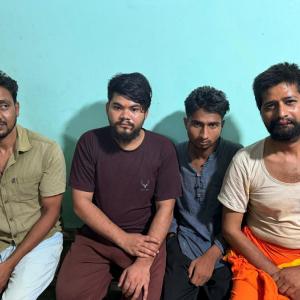 मध्यरातमा परोपकार घाटमा निर्बस्त्र भएर हल्ला गर्ने ४ जना पक्राउ