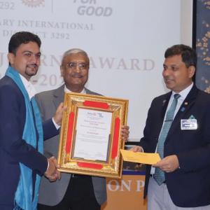 युवा पत्रकार विकल रेग्मी रोटरी जर्नो अवार्ड–२०२६ बाट सम्मानित