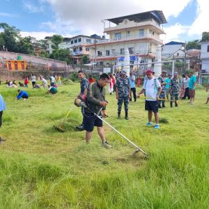 धनकुटाको तल्लो टुँडिखेल सरसफाइ र मर्मतपछि पुनः सञ्चालनको तयारीमा धनकुटाको तल्लो टुँडिखेल सरसफाइ र मर्मतपछि पुनः सञ्चालनको तयारीमा