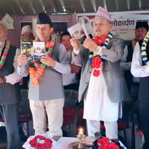 फालेलुङमा दुई कृति विमोचन