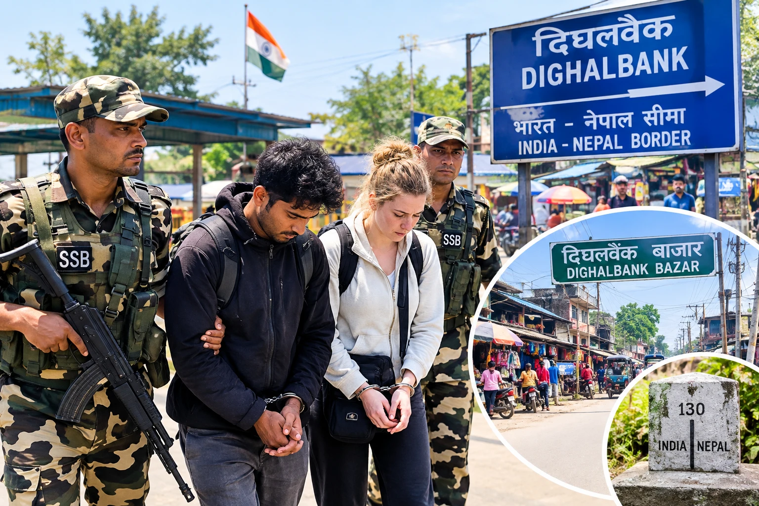 सामाजिक सञ्जालको प्रेमस्  डेटिङमा भारतको दिघलबैंक बजार पुगेका नेपाली युवक र अमेरिकी युवती पक्राउ