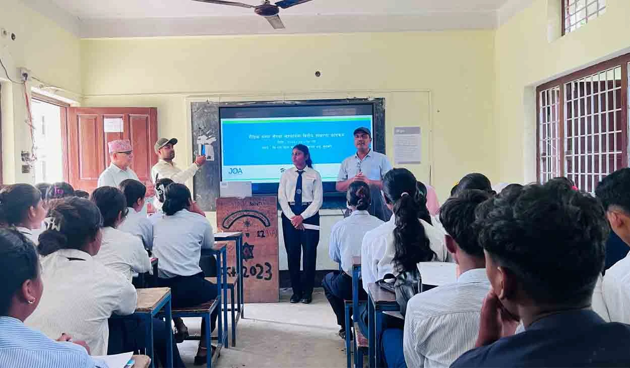 सुनसरीमा ८१ विद्यार्थीलाई वित्तीय साक्षरता र सुरक्षित आवासबारे जानकारी सुनसरीमा ८१ विद्यार्थीलाई वित्तीय साक्षरता र सुरक्षित आवासबारे जानकारी