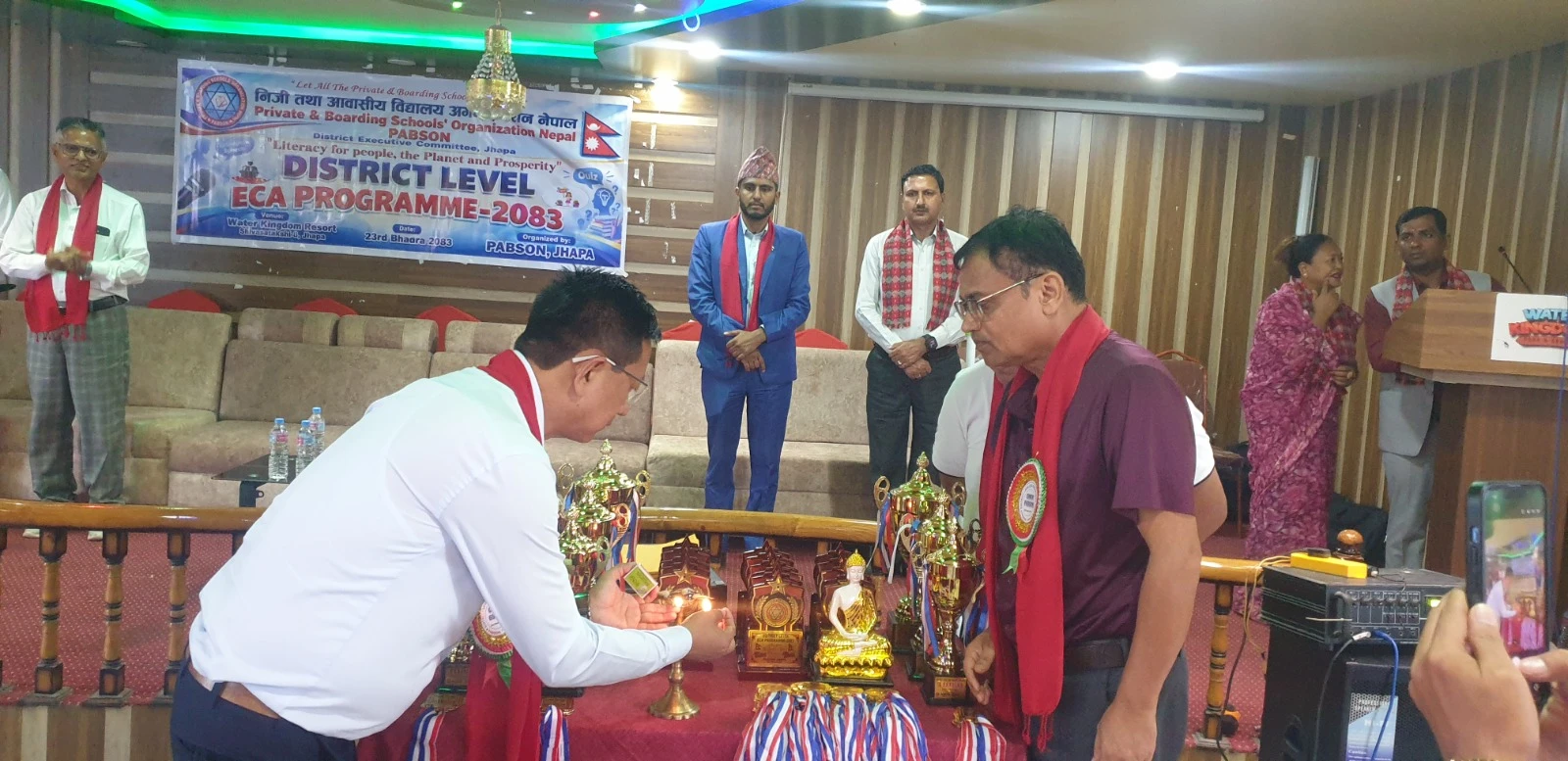 प्याब्सन झापाको जिल्ला स्तरीय अतिरिक्त क्रियाकलाप सम्पन्न