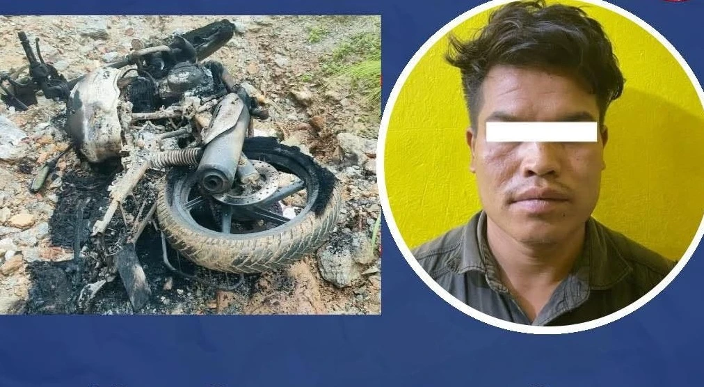 फिदिममा चोरीको आरोपमा युवक पक्राउ, चोरीको मोटरसाइकल जंगलमा जलाएर नष्ट फिदिममा चोरीको आरोपमा युवक पक्राउ, चोरीको मोटरसाइकल जंगलमा जलाएर नष्ट