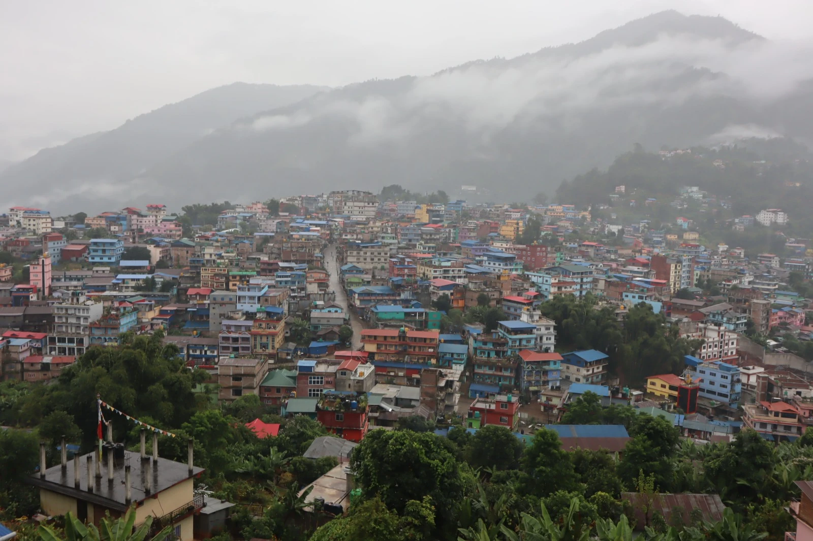 निरन्तर वर्षाले पाँचथरको जनजीवन प्रभावित, अन्नबालीमा क्षति